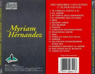 Myriam Hernández - Mis Mejores Canciones: 17 Super Exitos (1993) {EMI Latin}