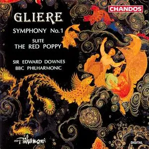 Edward Downes, BBC Philharmonic - Reinhold Glière: Symphony No.1, Suite 'The Red Poppy' (1993)