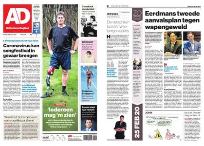 Algemeen Dagblad - Rotterdam Stad – 25 februari 2020