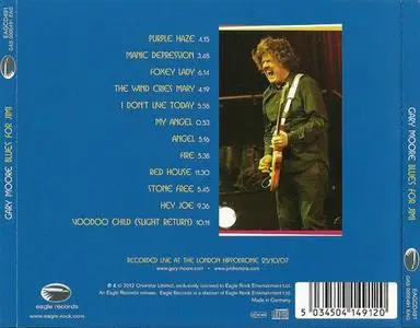 Gary Moore ‎– Blues For Jimi (2012) {Eagle Records}