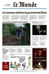 Le Monde du Mardi 5 Juillet 2022