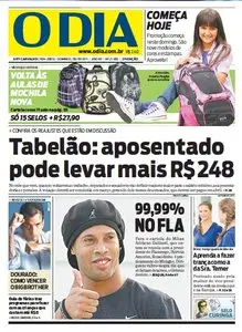 Jornal O Dia em PDF, Domingo, 09 de Janeiro de 2011