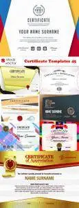 Vectors - Certificate Templates 45