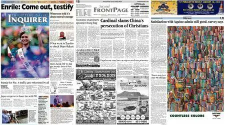 Philippine Daily Inquirer – January 26, 2016