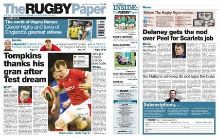 The Rugby Paper – February 02, 2020