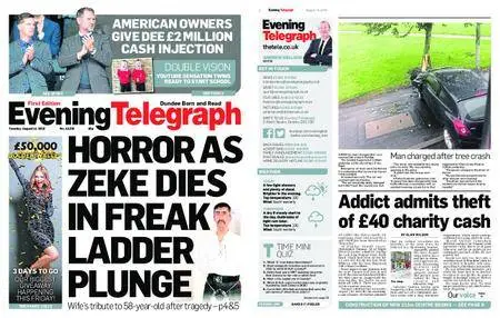 Evening Telegraph First Edition – August 14, 2018