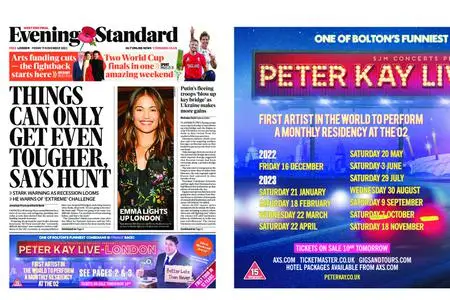 London Evening Standard – November 11, 2022