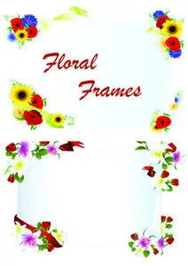 Floral Frames Vector