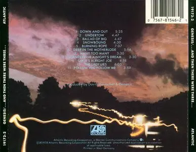 Genesis - ...And Then There Were Three... (1978) [W.German Target CD]