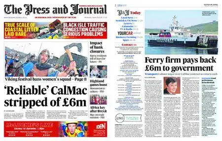 The Press and Journal Highlands and Islands – August 29, 2018