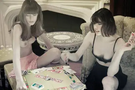 Stacy Martin and Eva Doll by Dominic Clarke for C-Heads