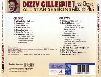Dizzy Gillespie - Three Classic Albums Plus (All Star Sessions) (2009)