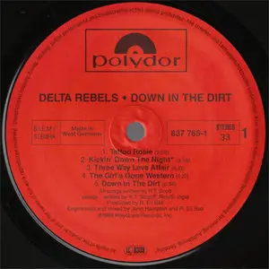 Delta Rebels - Down In The Dirt (Polydor 837 765-1) (EU 1989) (Vinyl 24-96 & 16-44.1)