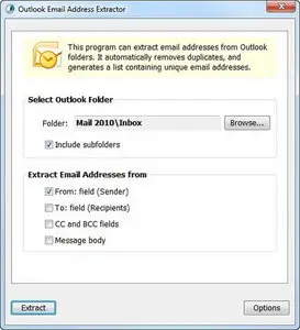 LmhSoft Outlook Email Address Extractor 2.2
