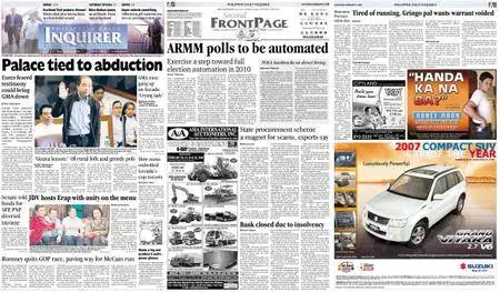 Philippine Daily Inquirer – February 09, 2008