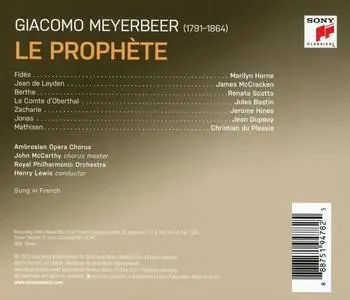 Henry Lewis, Royal Philharmonic Orchestra, Renata Scotto, Marilyn Horne - Giacomo Meyerbeer: Le Prophète (2016)