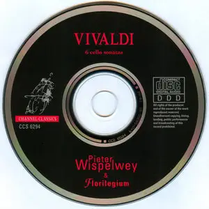 Antonio Vivaldi - Wispelwey & Florigelium - 6 Cello Sonatas (1994)