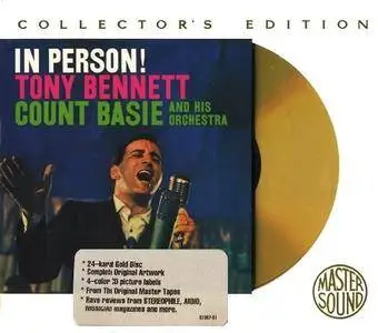 Tony Bennett with Count Basie and His Orchestra - In Person! (1959) [1994, Remastered Reissue] {24-karat Gold Disc}