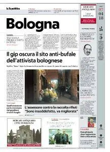 la Repubblica Bologna - 7 Aprile 2018
