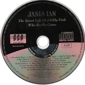 Janis Ian - The Secret Life of J. Eddy Fink (1968) + Who Really Cares (1969) 2 LP in 1 CD, Remastered Reissue 2009