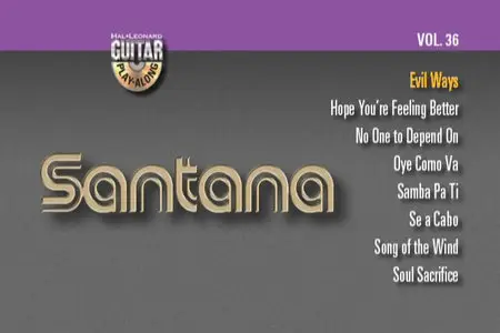 Guitar Play-Along: Volume 36 - Santana [repost]