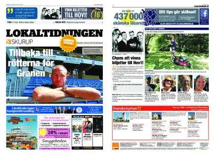 Lokaltidningen Skurup – 28 juli 2018