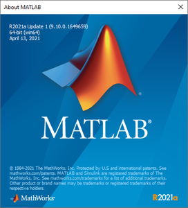 MathWorks MATLAB R2021a v9.10.0.1649659 Proper