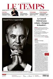 Le Temps - 1er Septembre 2022