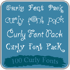 ..:: 100 Curly Fonts ::..