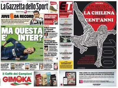 La Gazzetta dello Sport (08-01-14) + ExtraTime