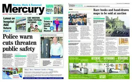 Weston, Worle & Somerset Mercury – September 21, 2017