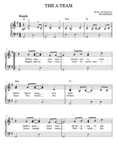 The A Team - Ed Sheeran (Easy Piano)