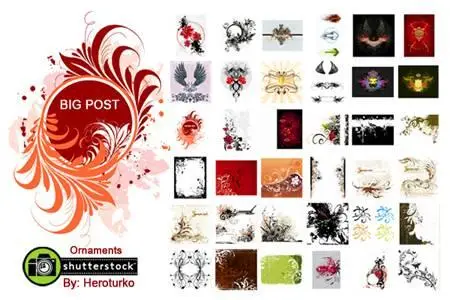 Big Post Ornaments