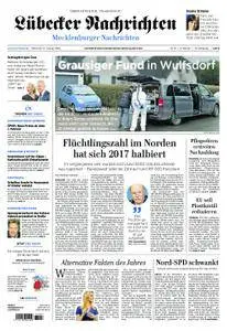 Lübecker Nachrichten Mecklenburg - 17. Januar 2018