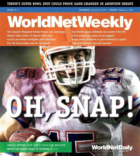 WorldNetWeekly - No.5 (30 January - 5 February 2010)