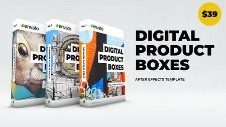 VideoHive Digital Product Boxes 23324623