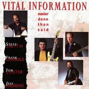 Vital Information - Easier Done Than Said (1992) {Manhattan Records}