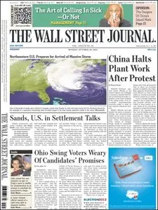 The Wall Street Journal - 29 October 2012 (Asia)