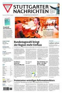 Stuttgarter Nachrichten Filder-Zeitung Leinfelden-Echterdingen/Filderstadt - 23. September 2017