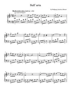Sull'aria - Emanuel Schikaneder, Wolfgang Amadeus Mozart (Easy Piano)