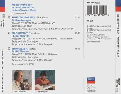 VA - Moods Of The Day: Morning/Afternoon/Evening/Night Ragas (4CD's) (1995) {Decca} **[RE-UP]**