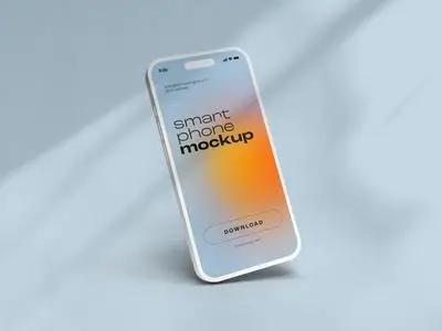 Smart Phone Mockup Design with Editable Background 535891759
