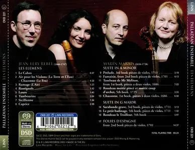 Palladian Ensemble - Rebel: Les Elémens; Marais: Suites (2003)