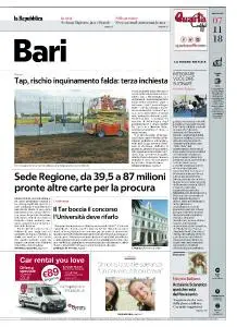 la Repubblica Bari - 7 Novembre 2018