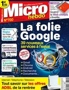 Micro Hebdo N°700 du 15 au 21 Septembre 2011