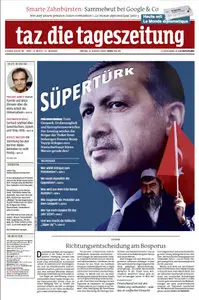 Tageszeitung TAZ vom 08 August 2014