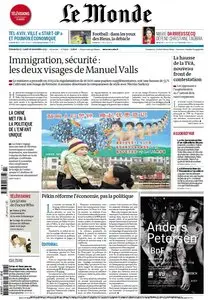 Le Monde & Suppléments du Dimanche 17 et Lundi 18 Novembre 2013