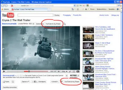 YouTube to ALLPlayer Downloader 1.6 Portable