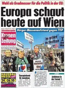 Kronen Zeitung am Sonntag - 11.10.2015