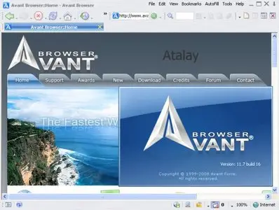 Portable Avant Browser 11.7 Build 16 M.Lang